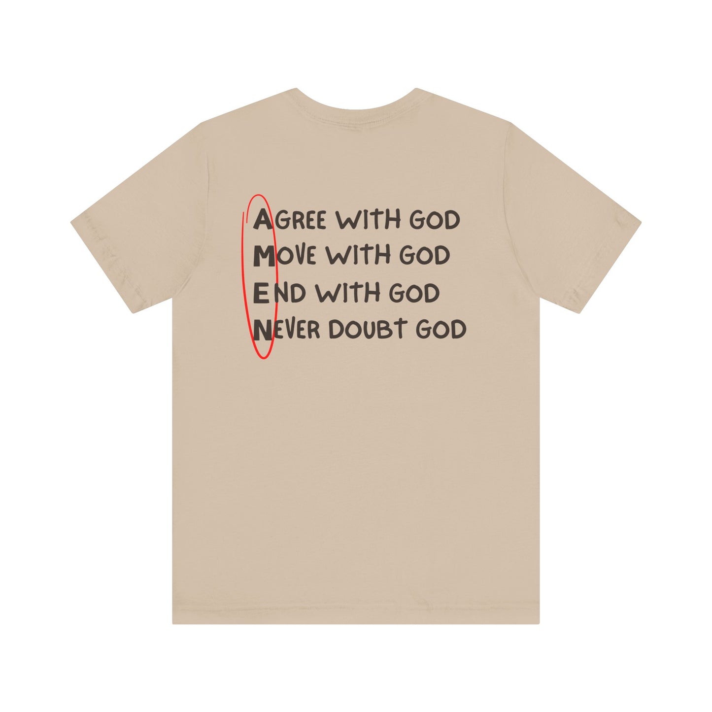 Men's Short Sleeve Tee - Agree With God