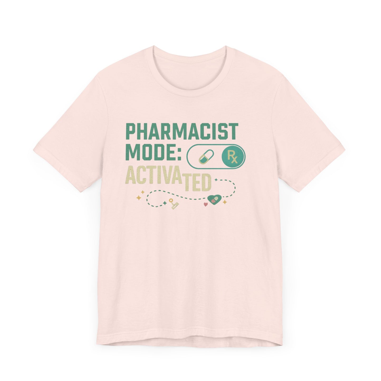 Pharmacist Mode Activated Tee, Funny Pharmacy Shirt, Gift for Pharmacists, Healthcare Humor T-Shirt, Unisex Jersey Tee, Pharmacy Lover Gift