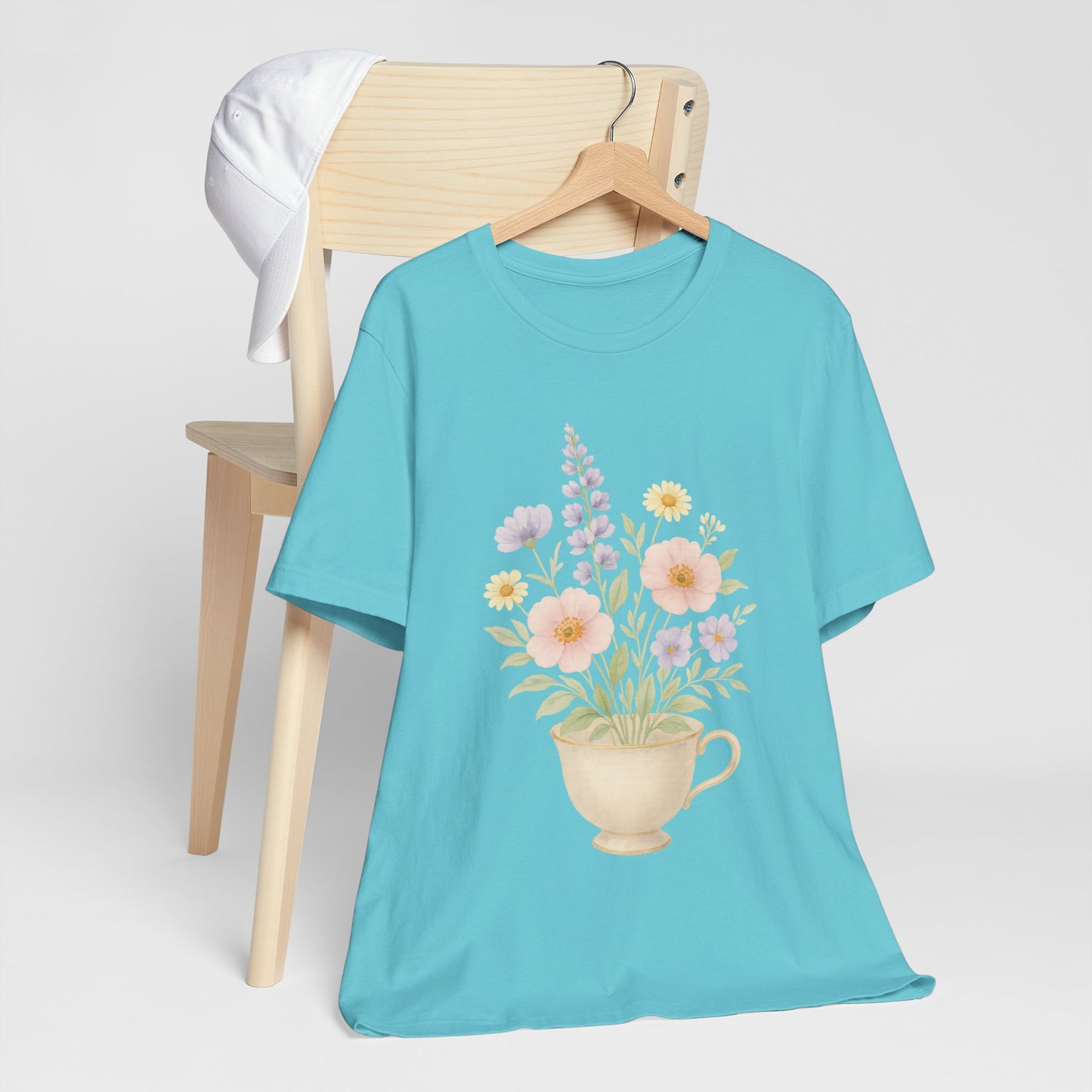 Floral Tea Cup T-Shirt