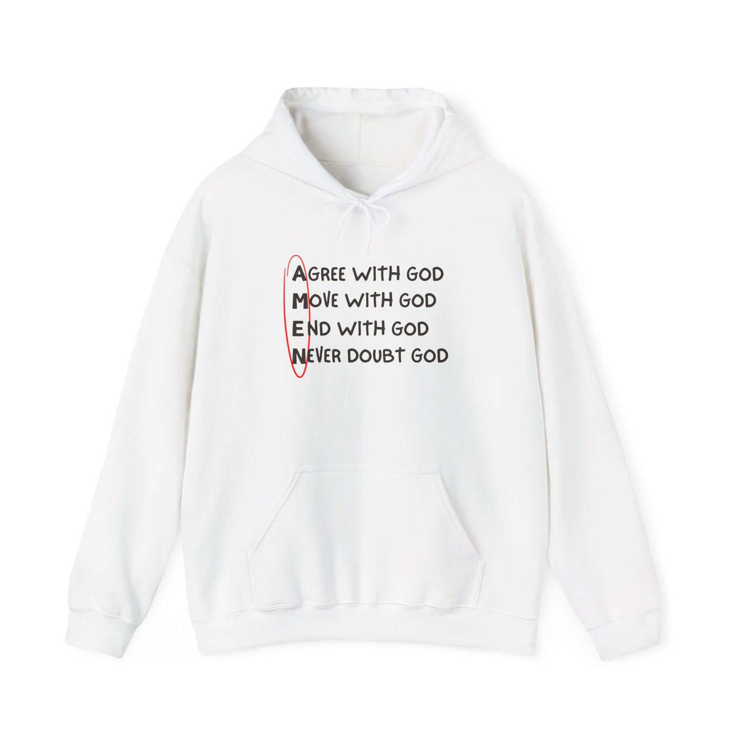 Faith-Inspired Women’s Hooded Sweatshirt