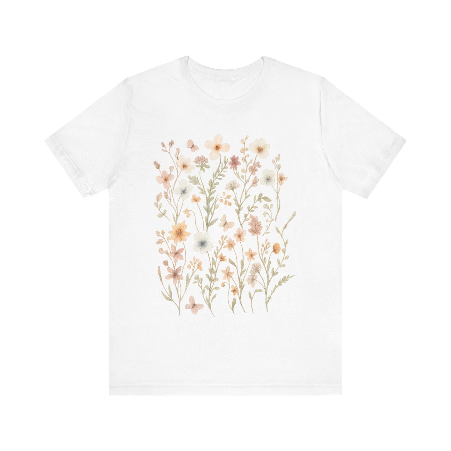 Floral Design T-Shirt