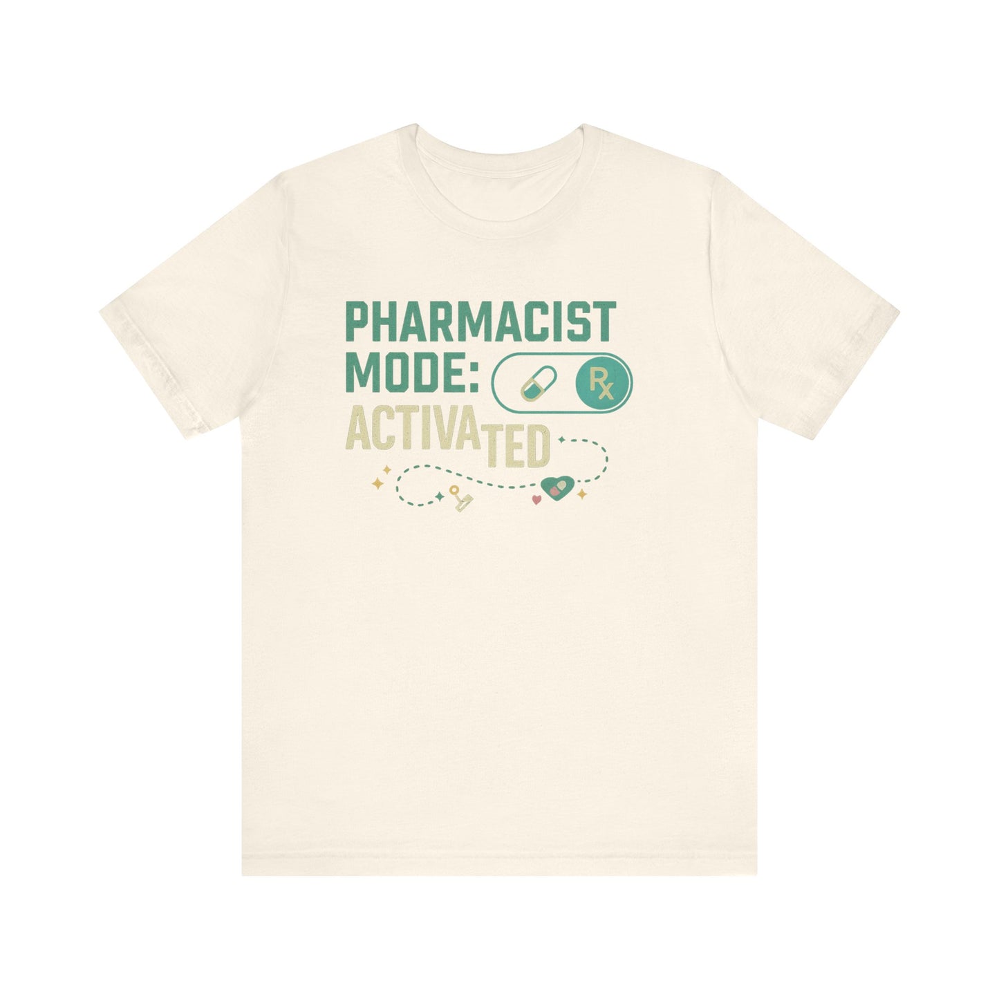 Pharmacist Mode Activated Tee, Funny Pharmacy Shirt, Gift for Pharmacists, Healthcare Humor T-Shirt, Unisex Jersey Tee, Pharmacy Lover Gift