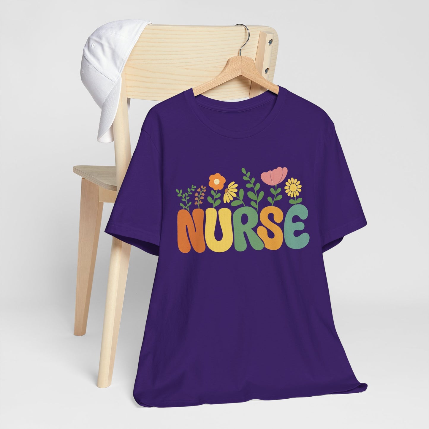 Floral Nurse T-Shirt