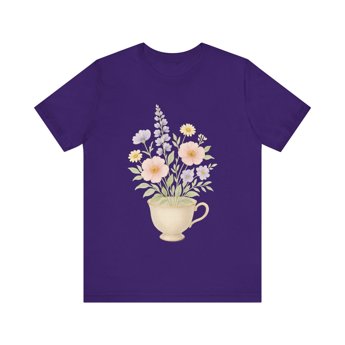 Floral Tea Cup T-Shirt