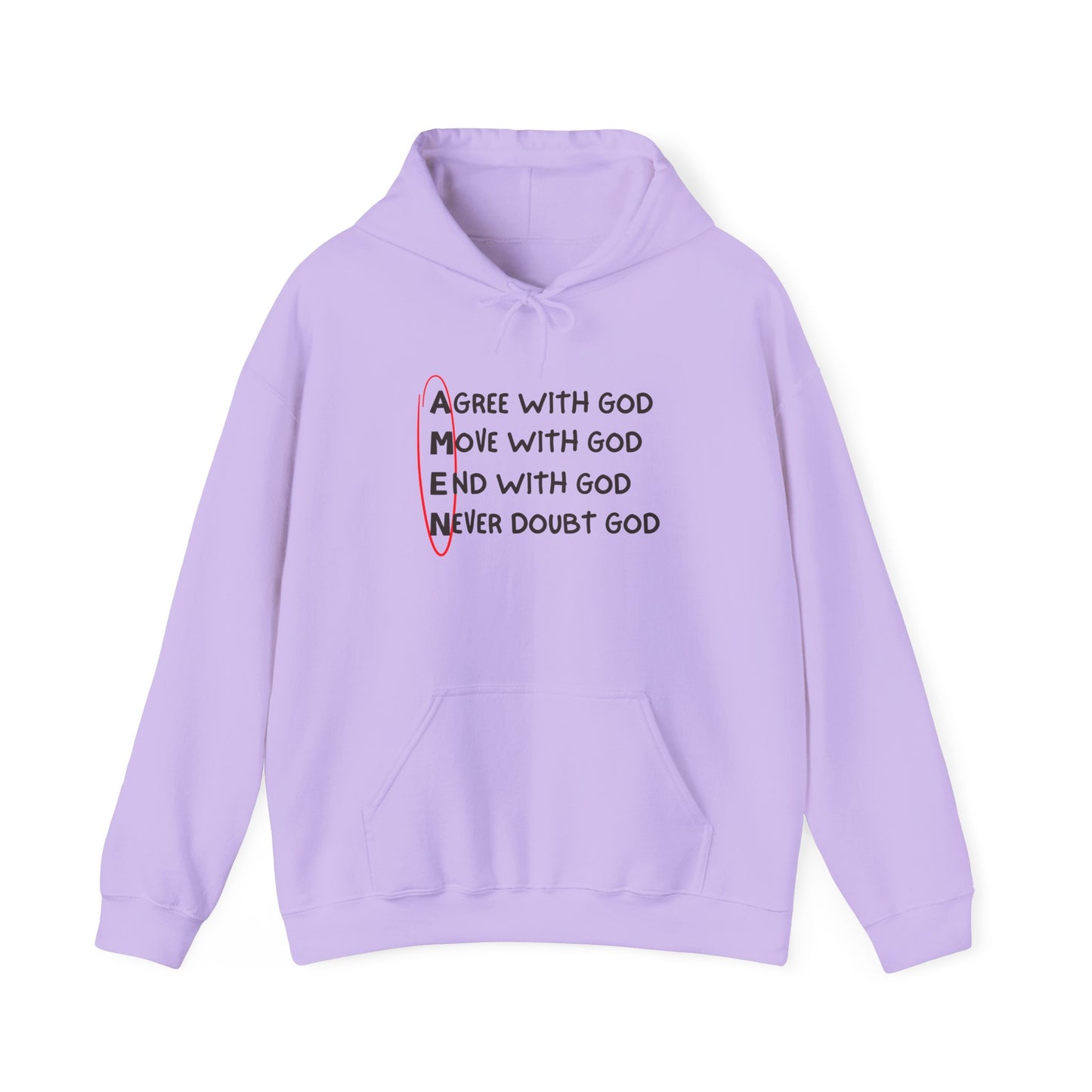Faith-Inspired Women’s Hooded Sweatshirt