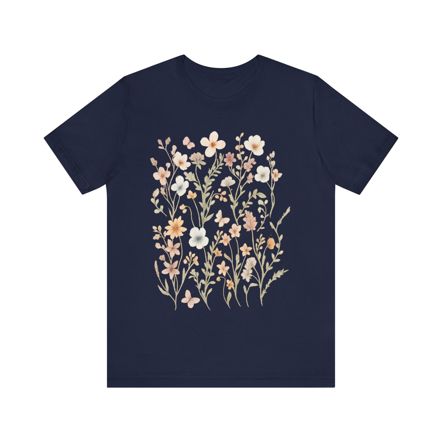 Floral Design T-Shirt
