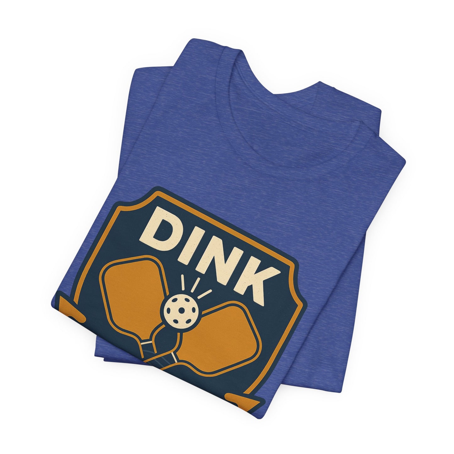 DINK Responsibly™ Vintage Badge Pickleball T-Shirt