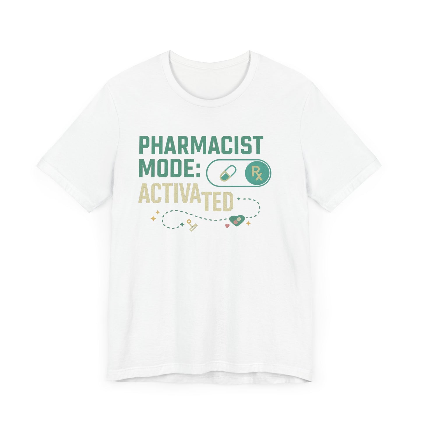 Pharmacist Mode Activated Tee, Funny Pharmacy Shirt, Gift for Pharmacists, Healthcare Humor T-Shirt, Unisex Jersey Tee, Pharmacy Lover Gift