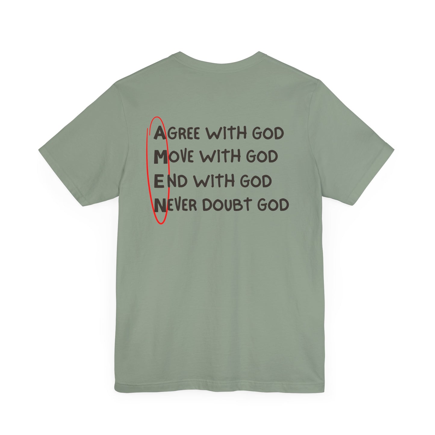 Men's Short Sleeve Tee - Agree With God