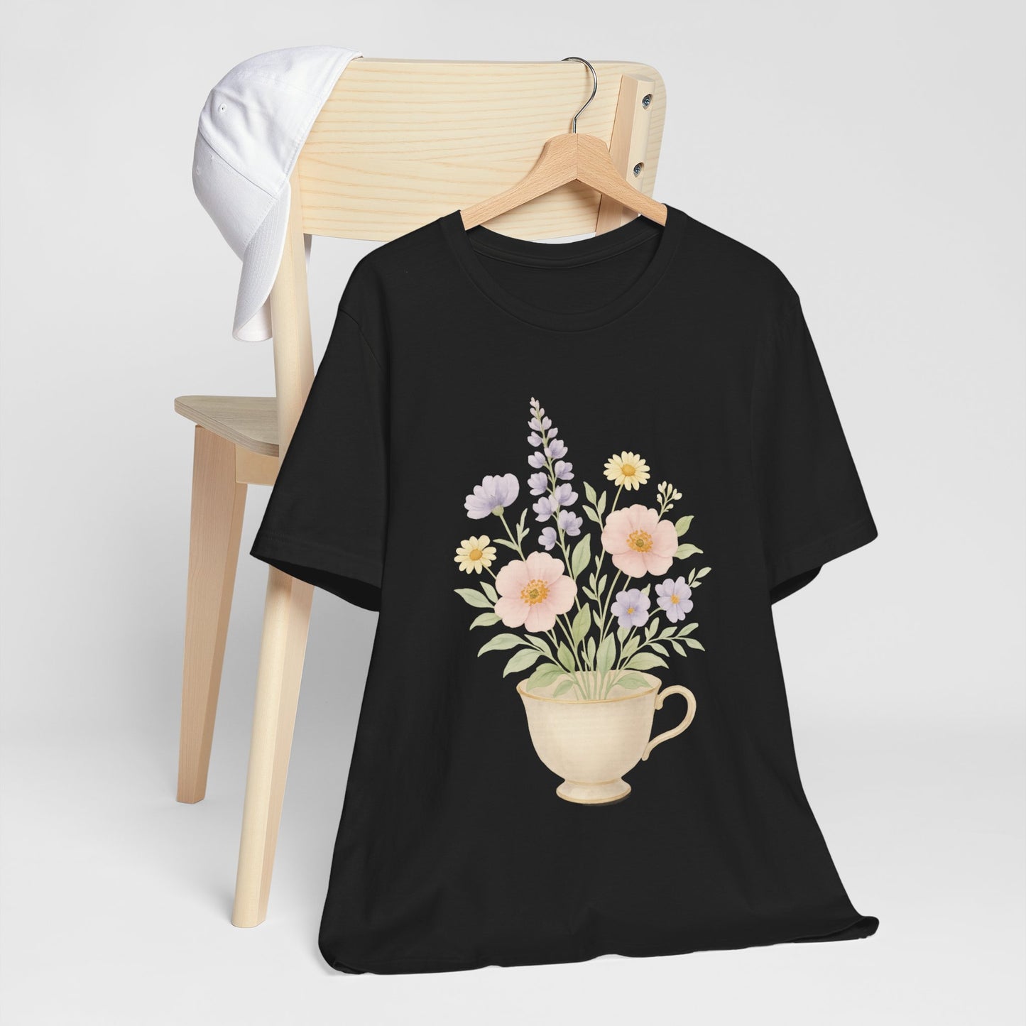 Floral Tea Cup T-Shirt