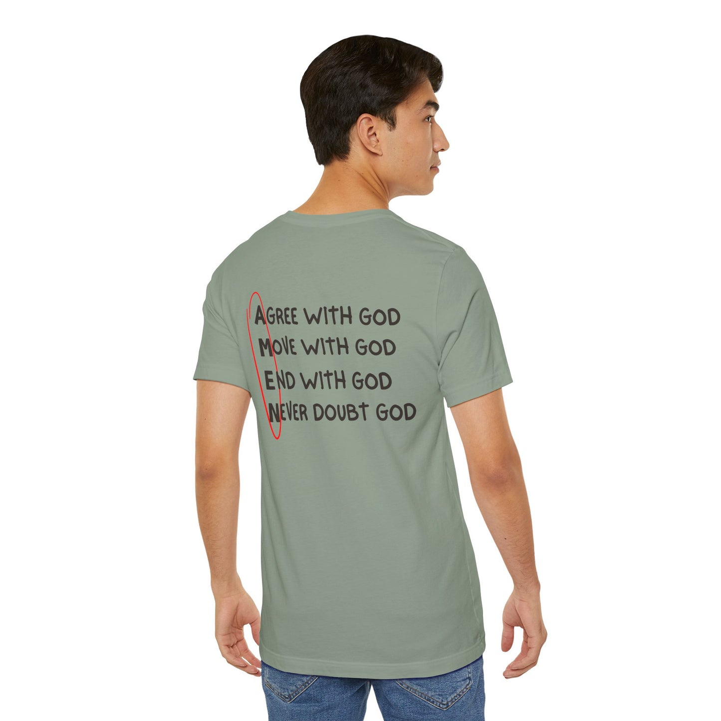 Men's Short Sleeve Tee - Agree With God