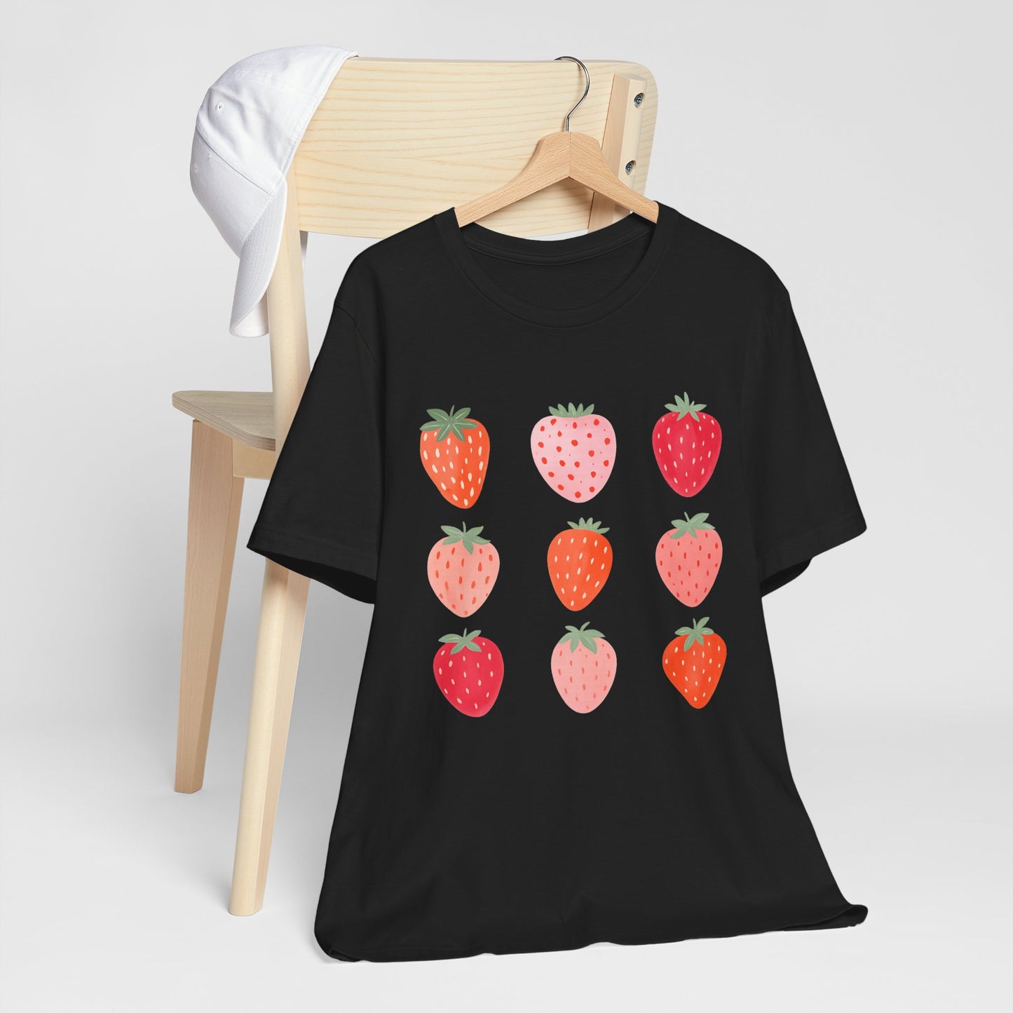 Cute Strawberry Graphic T-Shirt