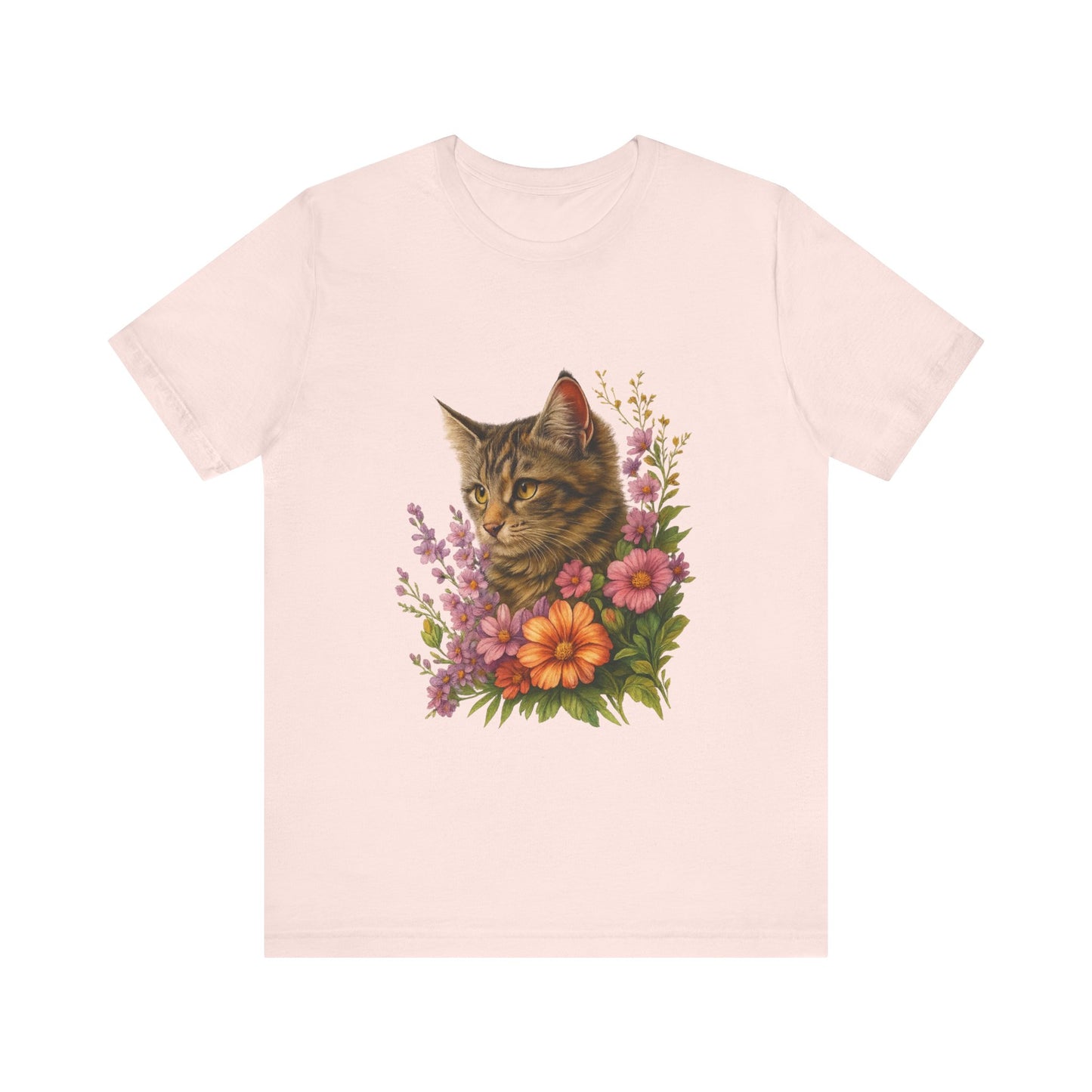 Floral Cat T-Shirt