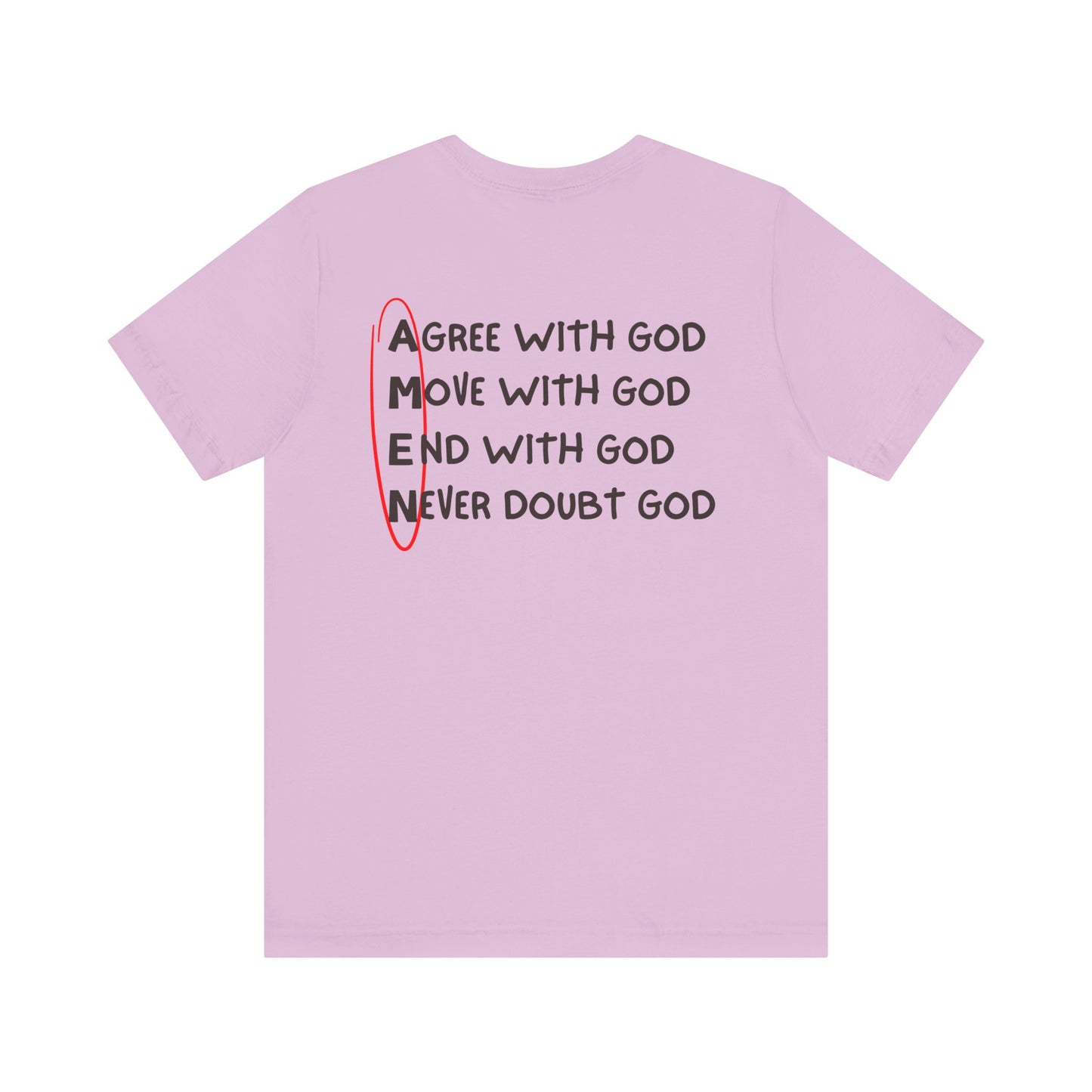 Men's Short Sleeve Tee - Agree With God