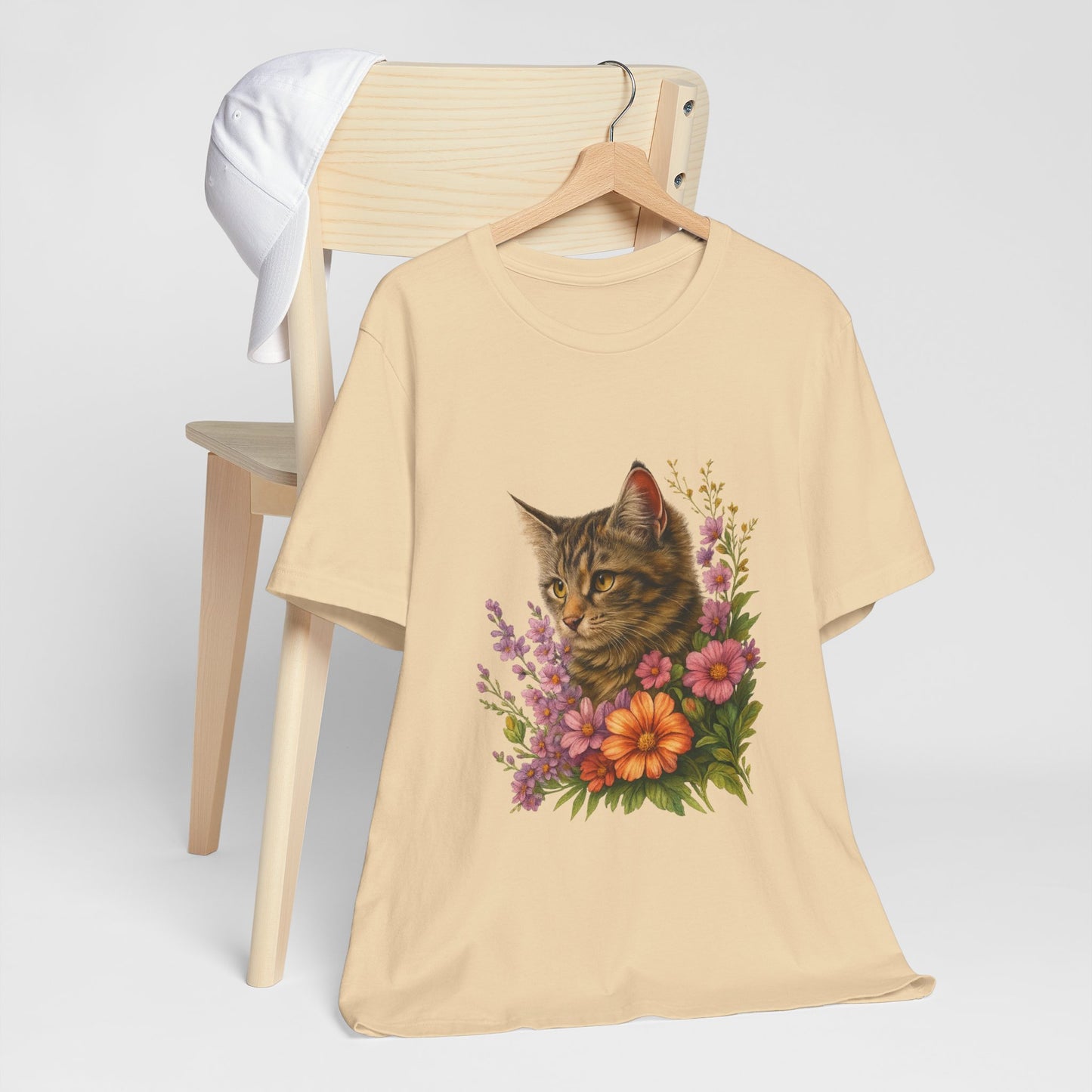 Floral Cat T-Shirt