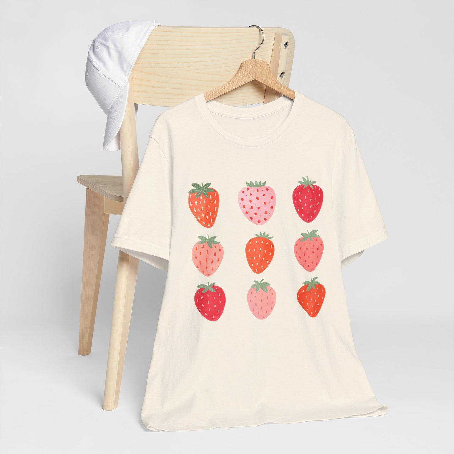 Cute Strawberry Graphic T-Shirt