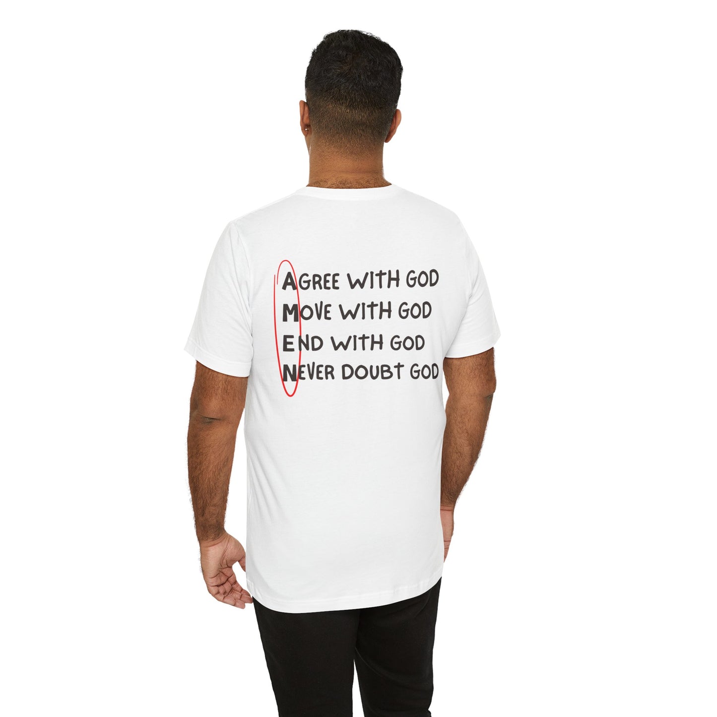 Men's Short Sleeve Tee - Agree With God