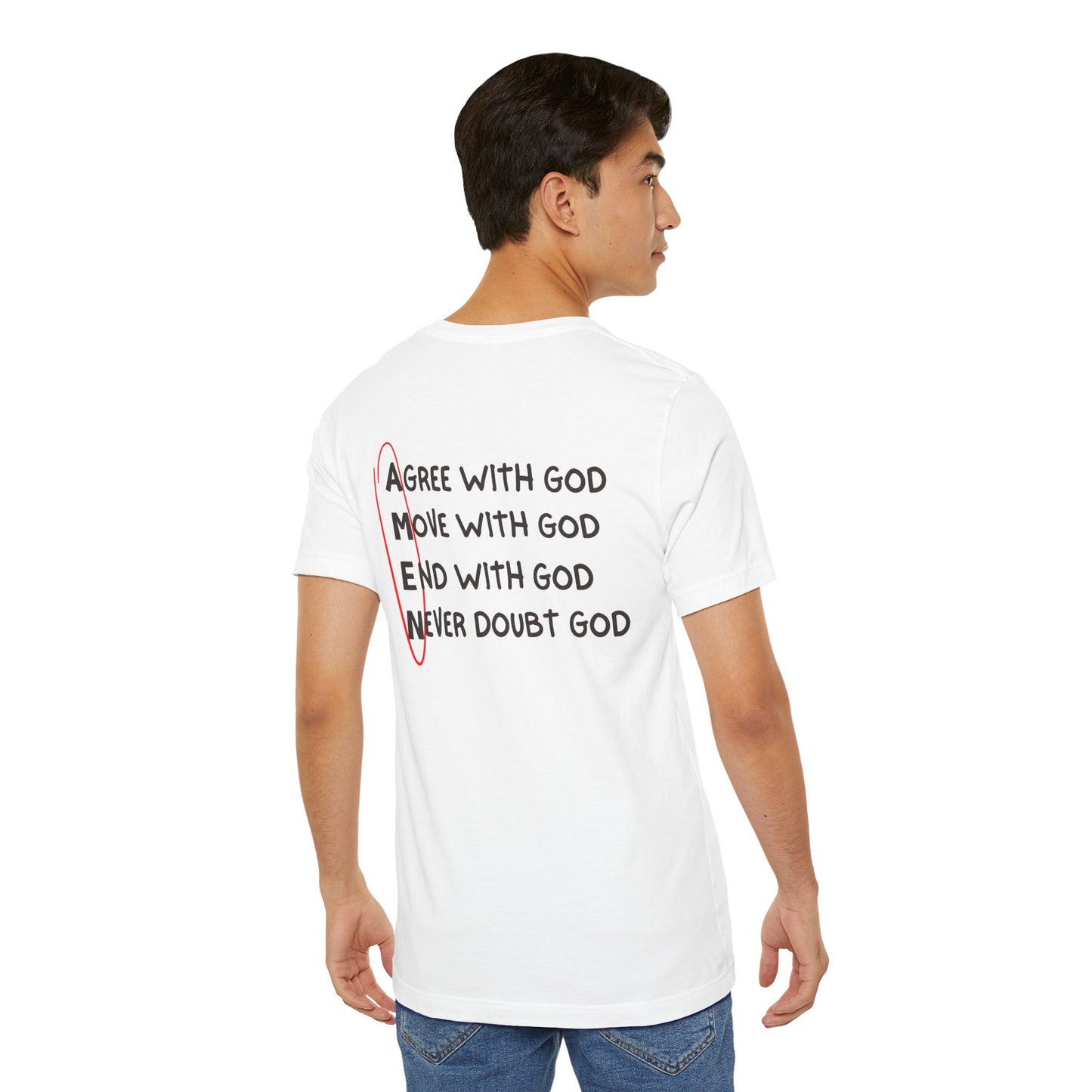 Men's Short Sleeve Tee - Agree With God