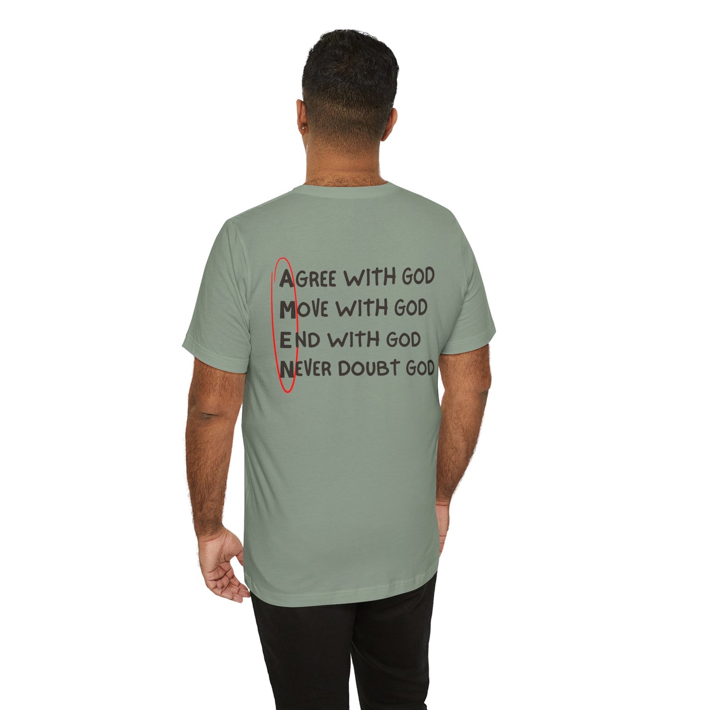 Men's Short Sleeve Tee - Agree With God