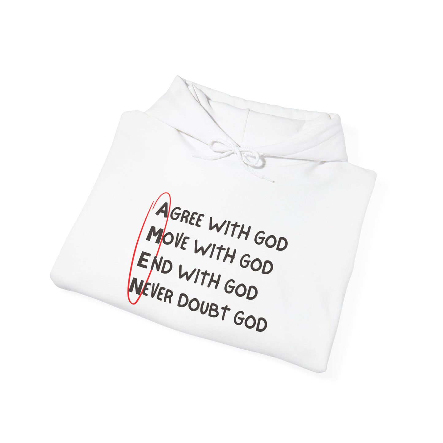 Faith-Inspired Women’s Hooded Sweatshirt