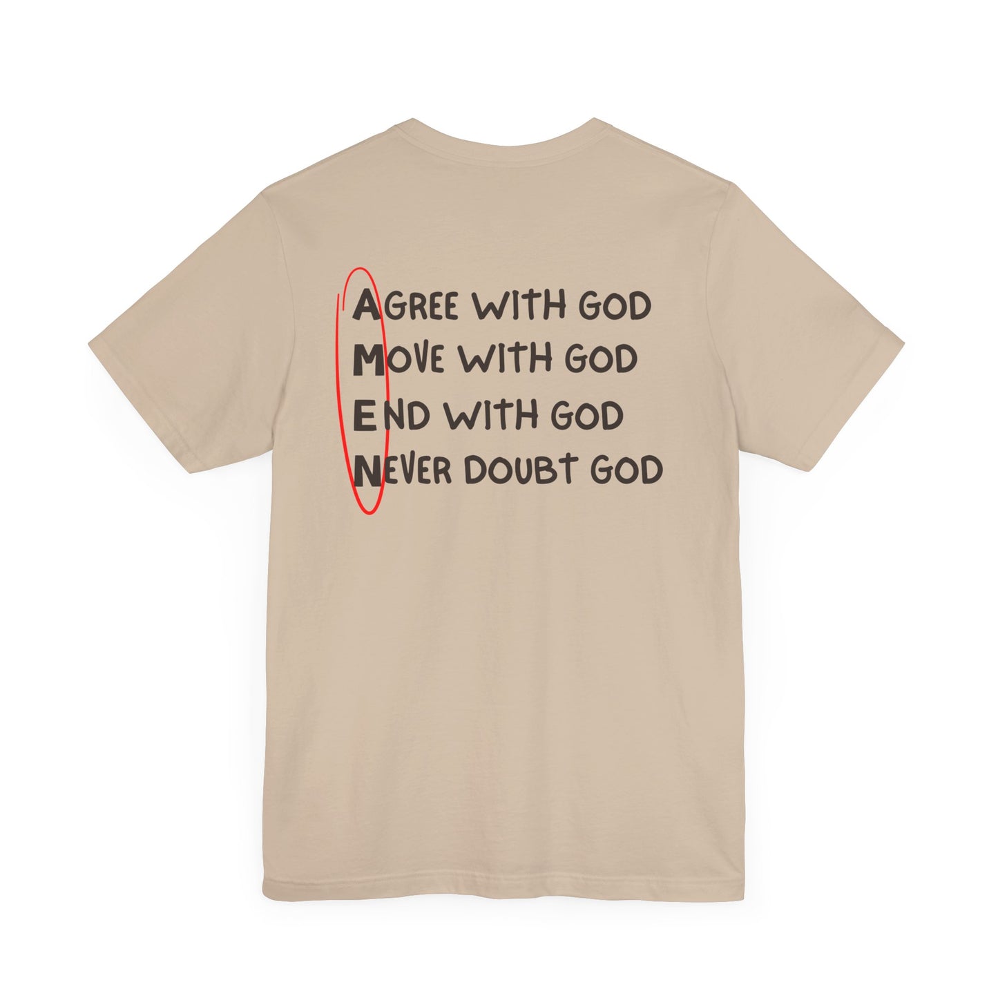Men's Short Sleeve Tee - Agree With God