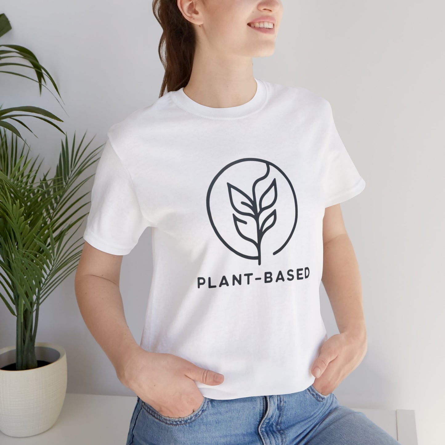 Plant-Based Minimalist Unisex Tee: Eco-Conscious, Stylish Comfort - Embrace Nature with Every Wear