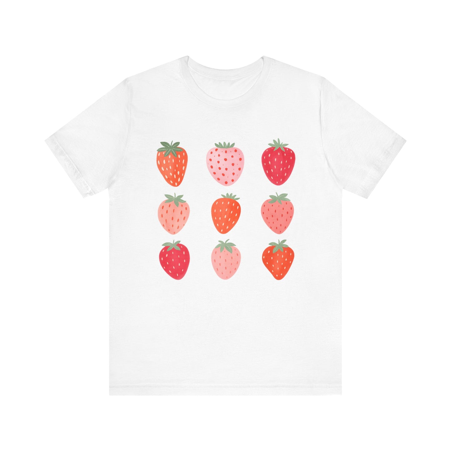 Cute Strawberry Graphic T-Shirt