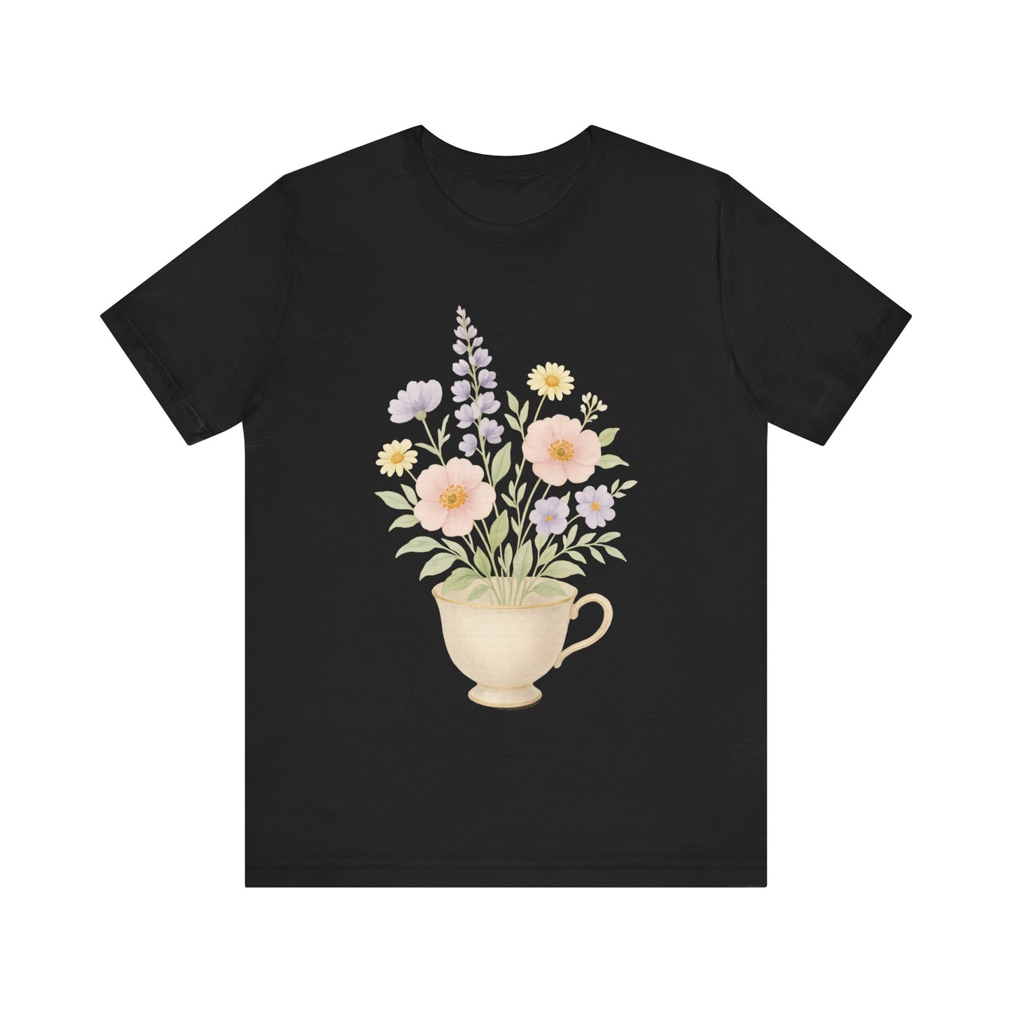 Floral Tea Cup T-Shirt