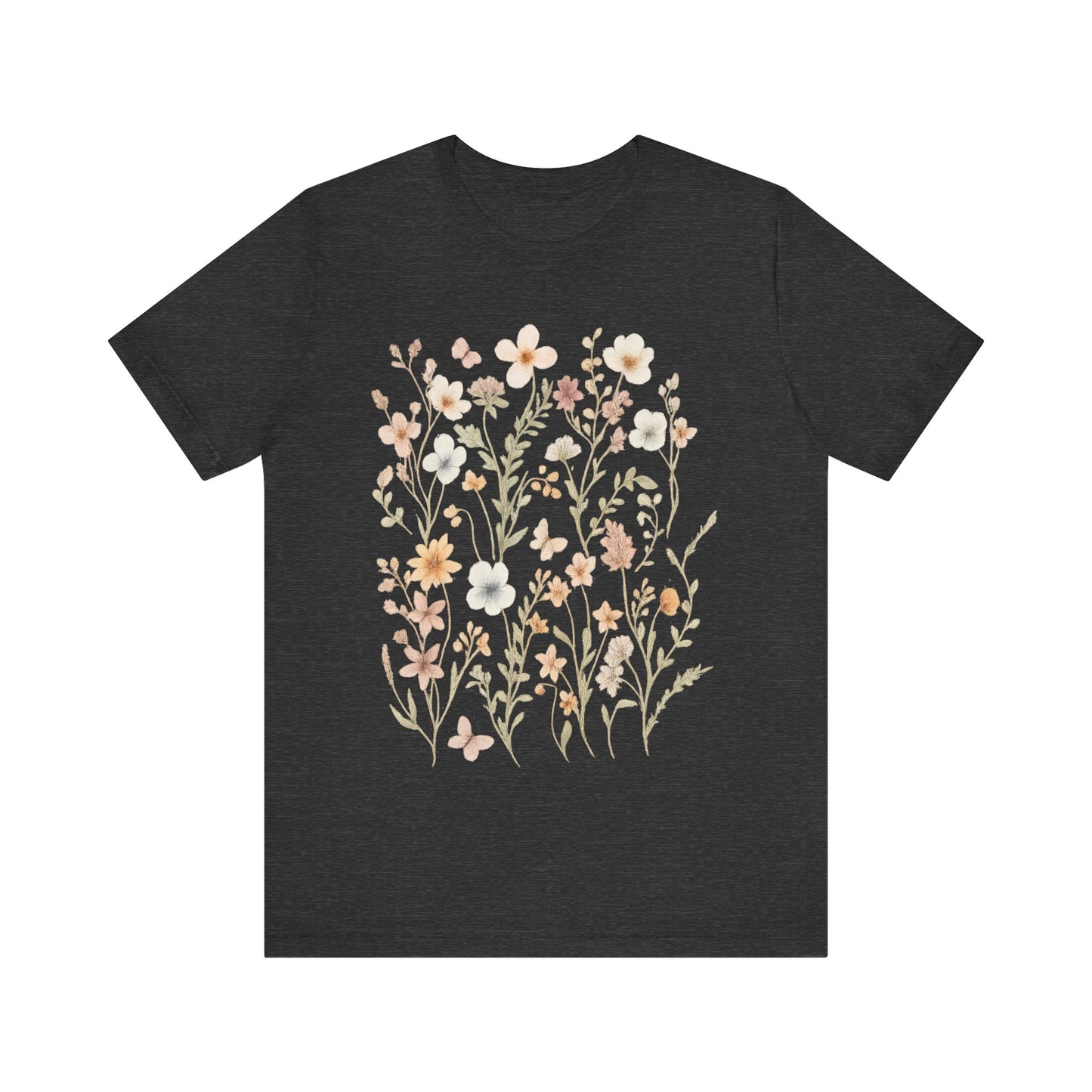 Floral Design T-Shirt