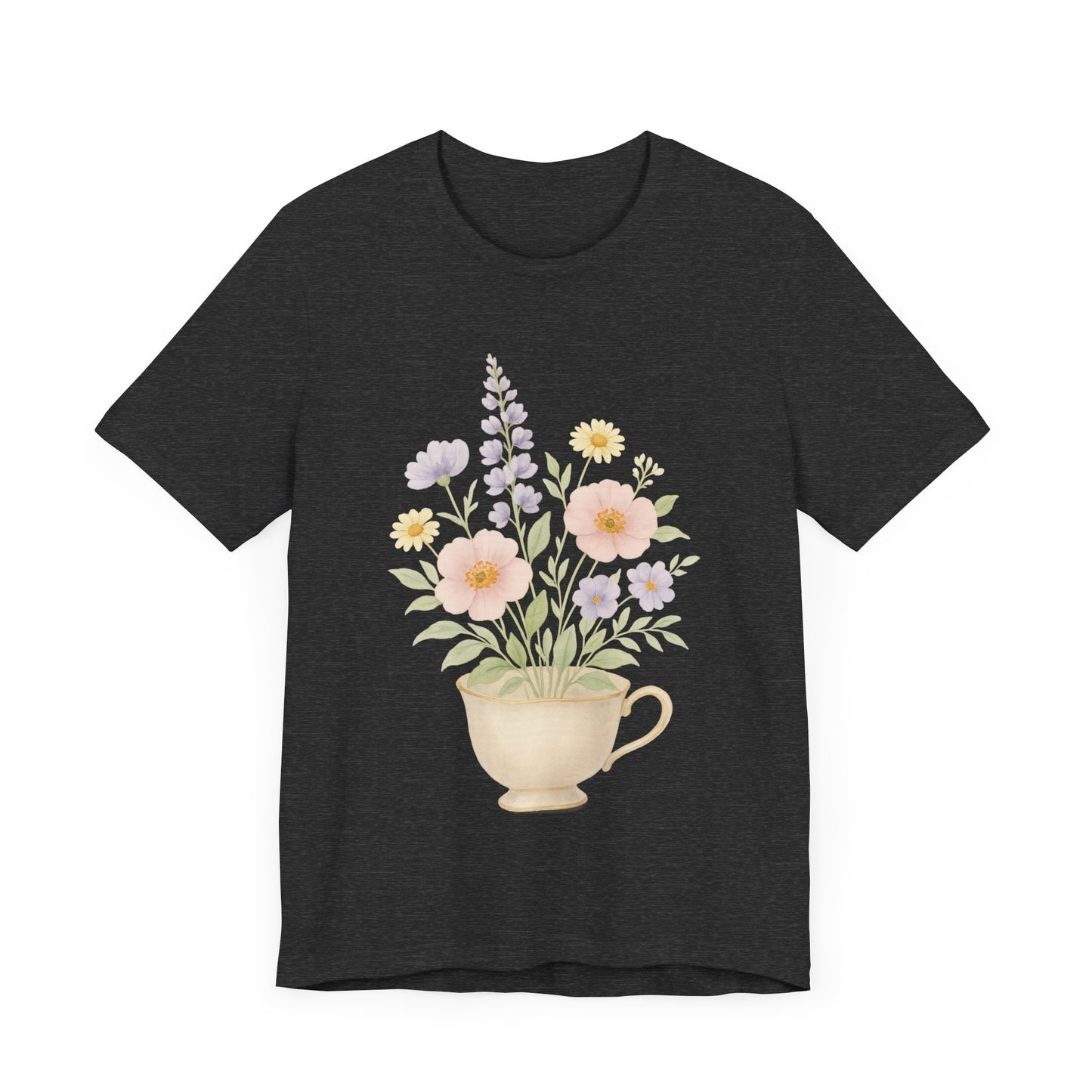 Floral Tea Cup T-Shirt