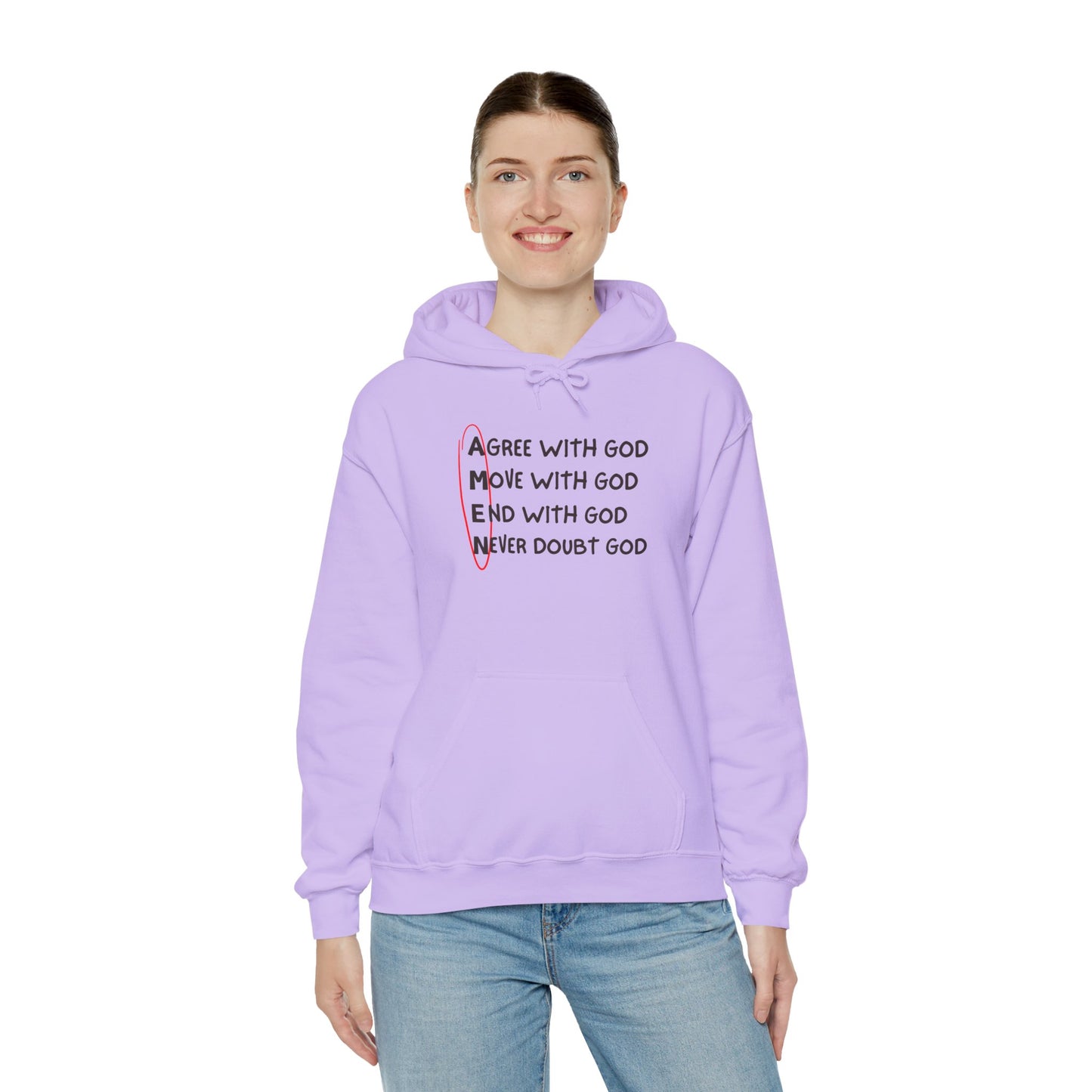 Faith-Inspired Women’s Hooded Sweatshirt