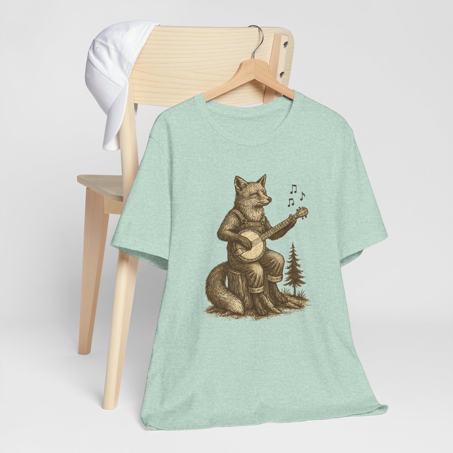 Rustic Fox Banjo T-Shirt