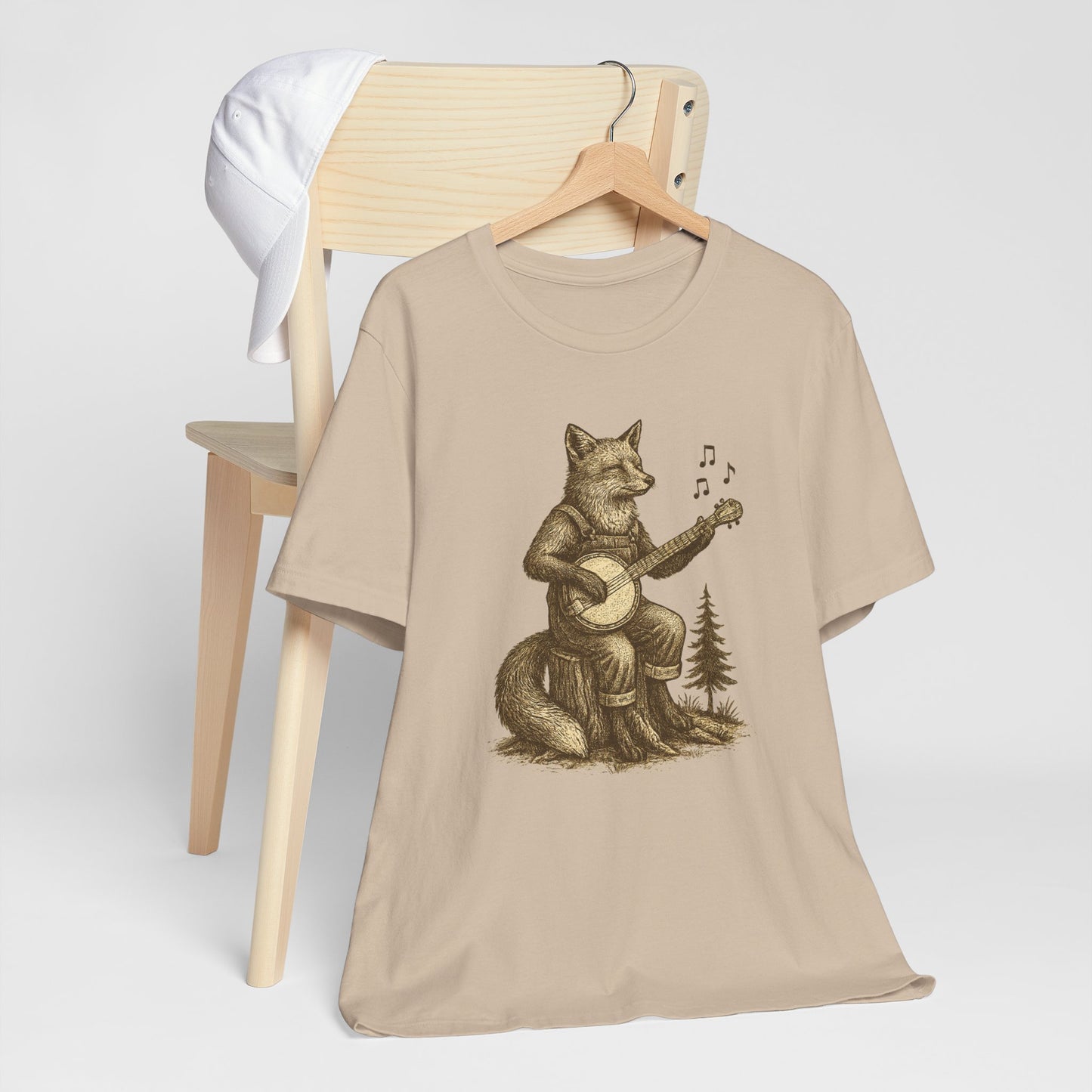 Rustic Fox Banjo T-Shirt