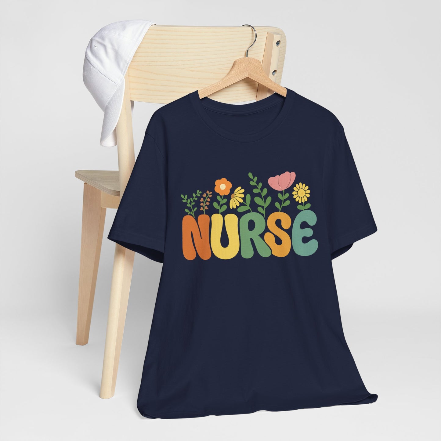 Floral Nurse T-Shirt