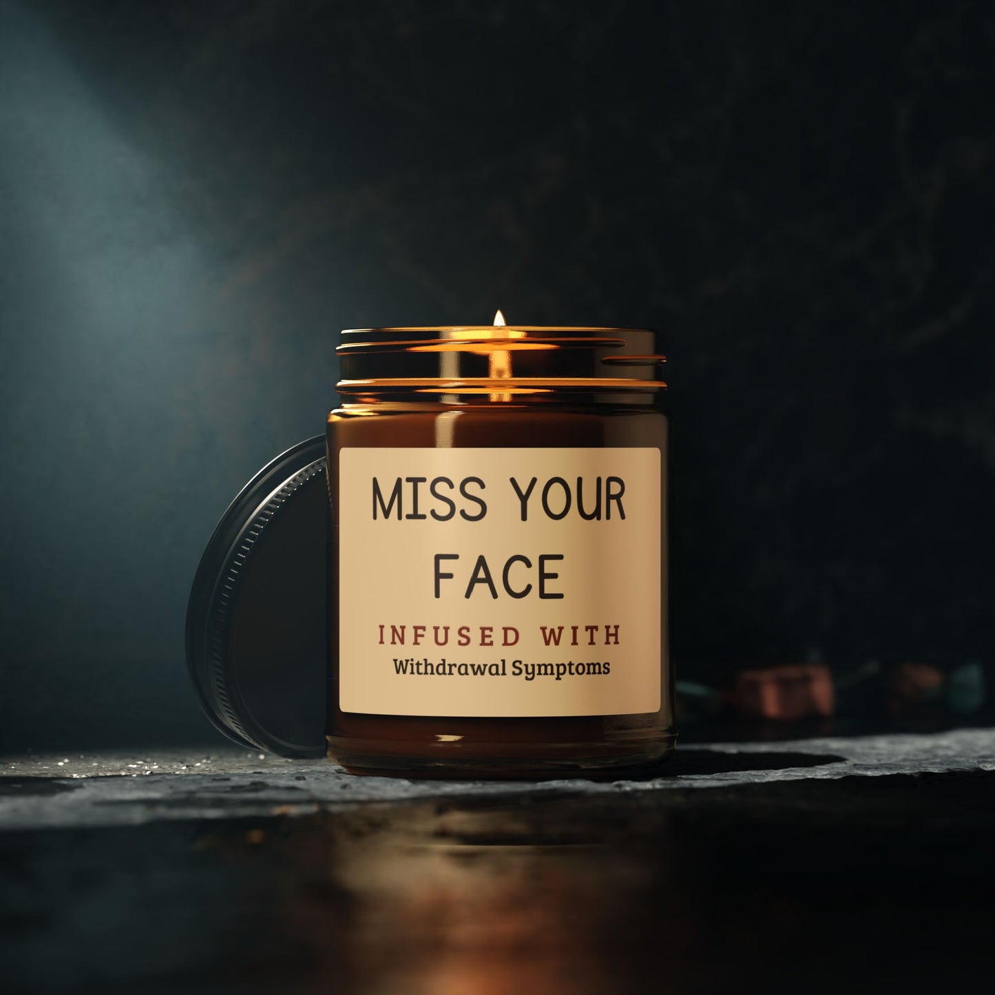 Scented Soy Candle - (Miss Your Face) 9.oz