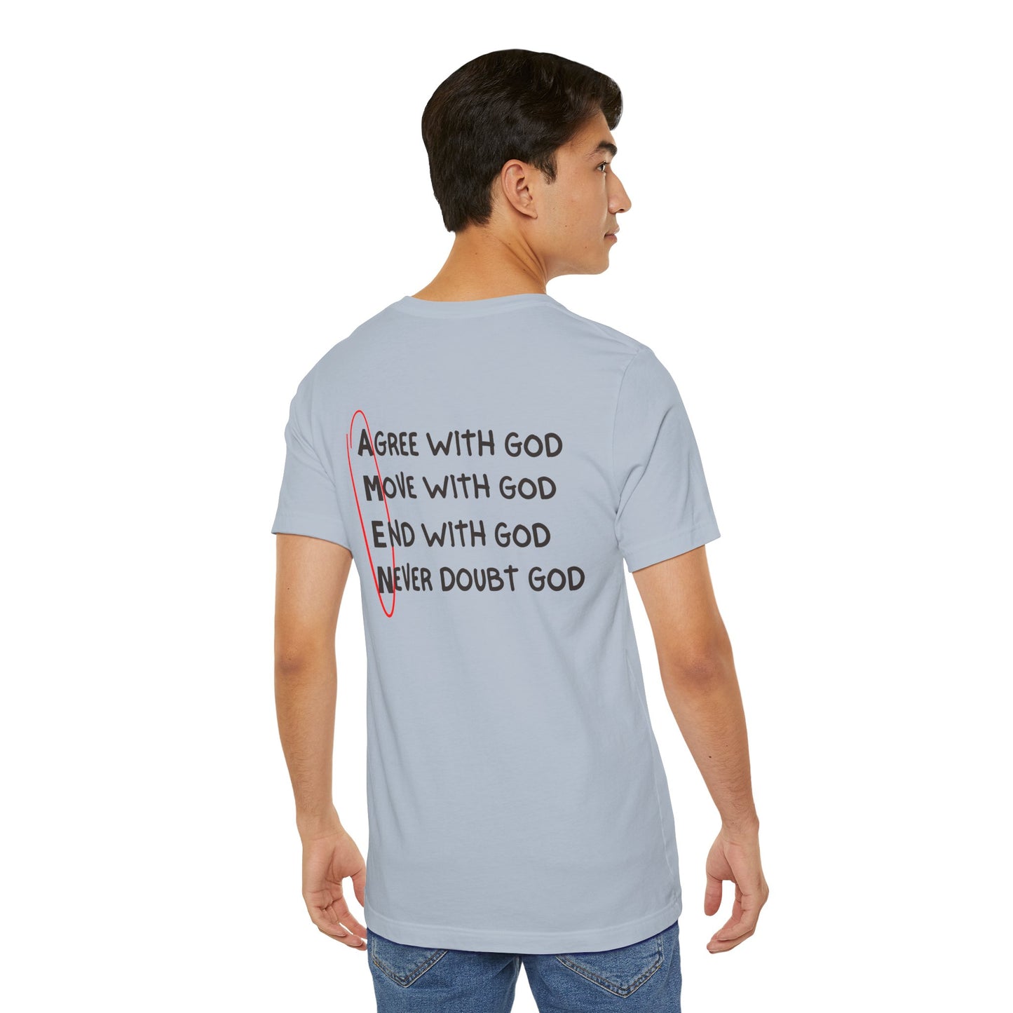Men's Short Sleeve Tee - Agree With God