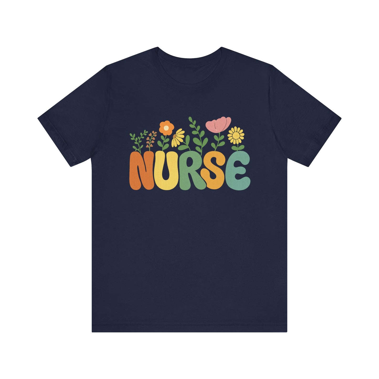 Floral Nurse T-Shirt