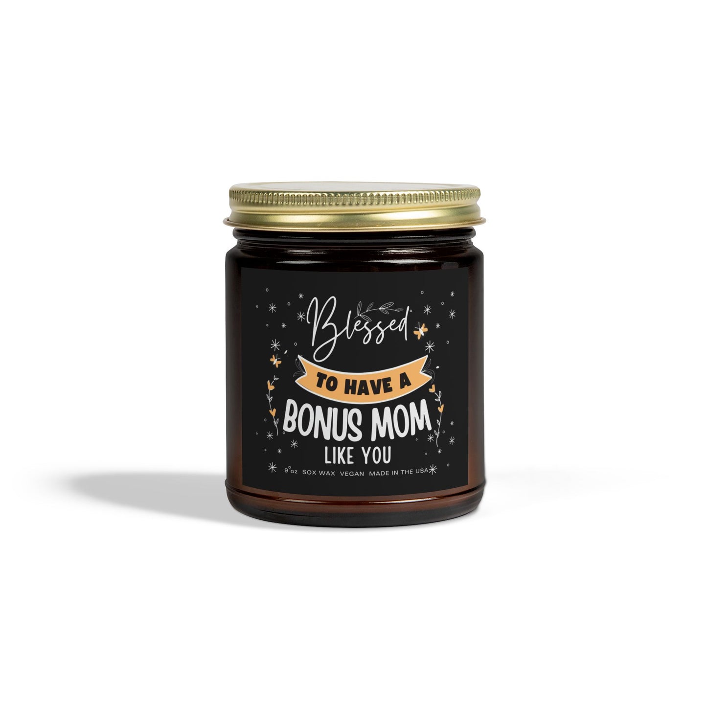 Bonus Mom Scented Candle, Bonus Mom Gifts for Mothers Day, Bonus Mom Gifts from Daughter & Son,9oz