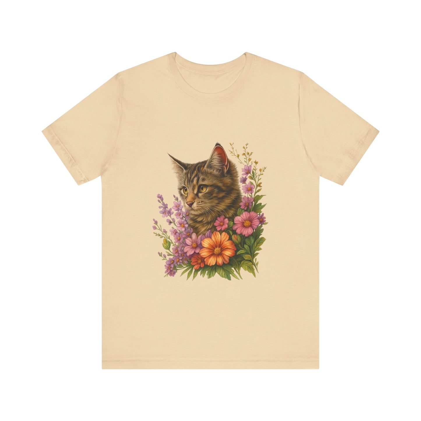 Floral Cat T-Shirt