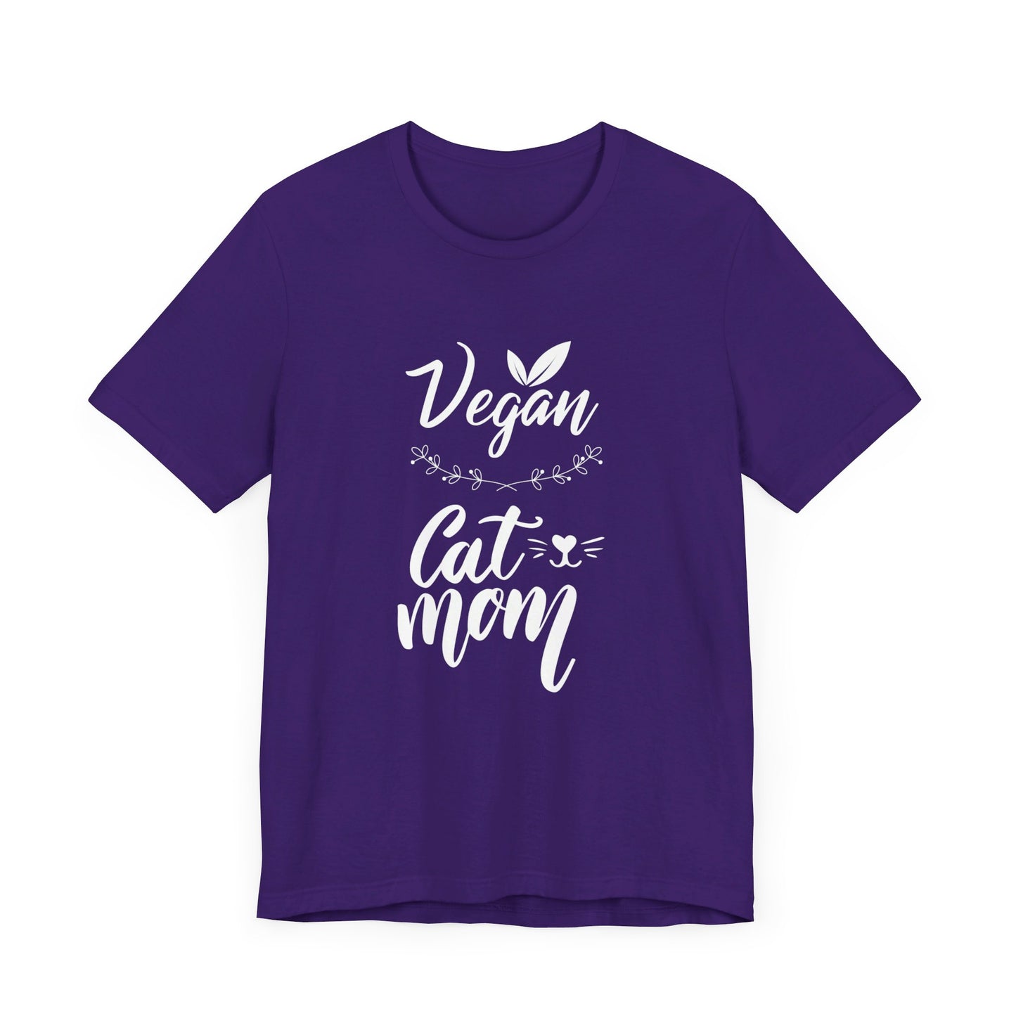 Vegan Cat Mom T-Shirt – Proud Plant-Based Cat Lover Tee
