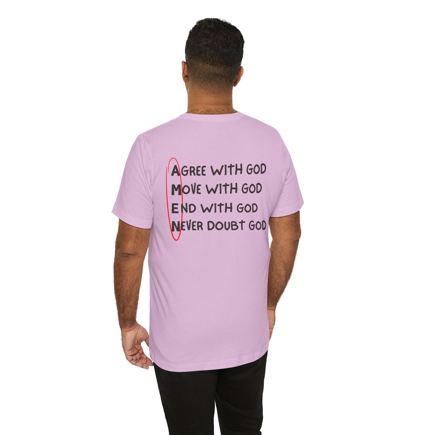 Men's Short Sleeve Tee - Agree With God