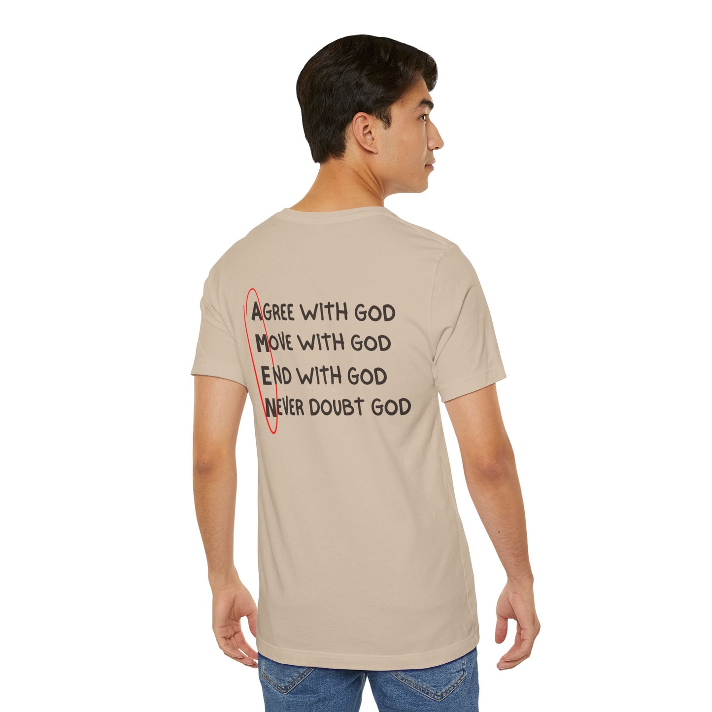Men's Short Sleeve Tee - Agree With God