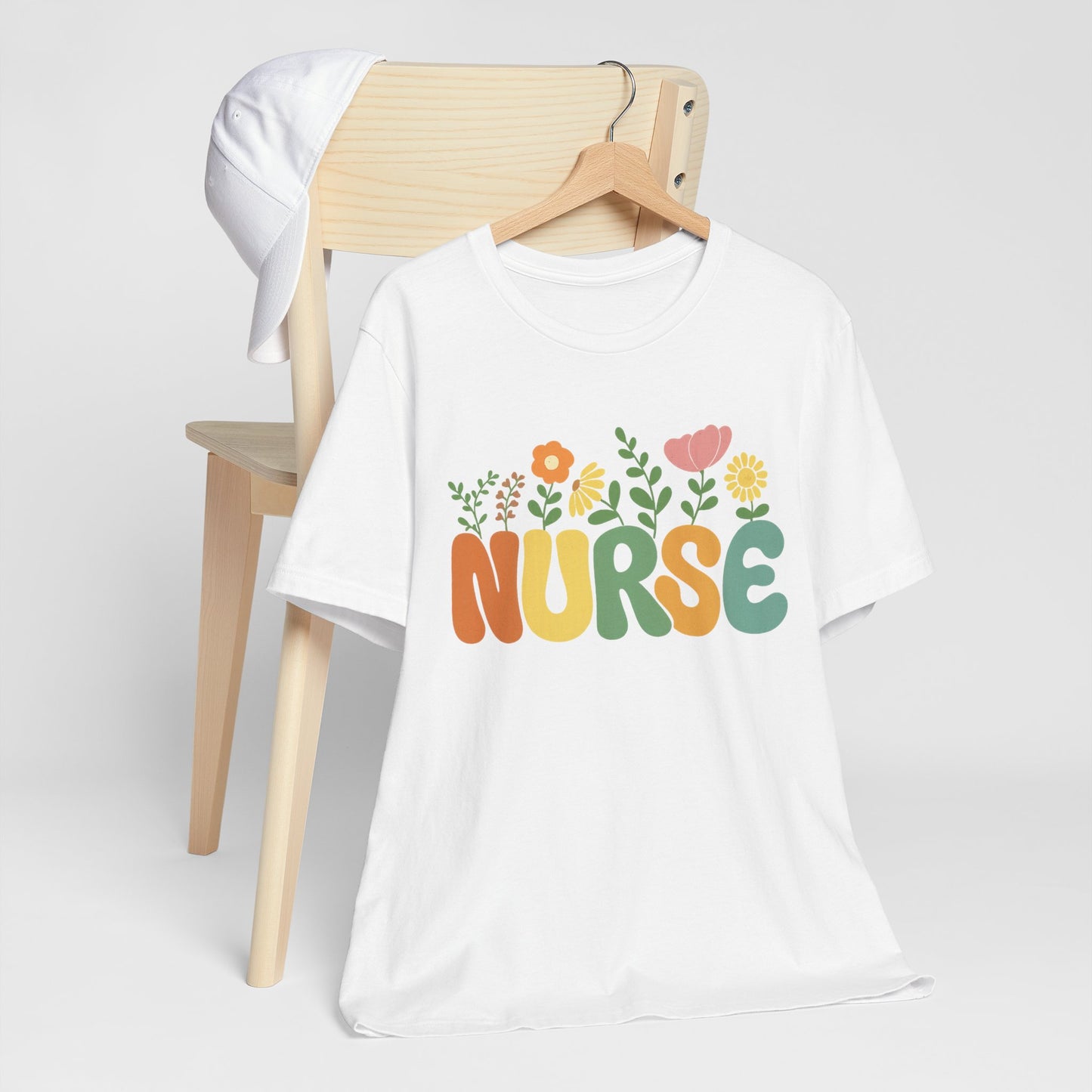 Floral Nurse T-Shirt