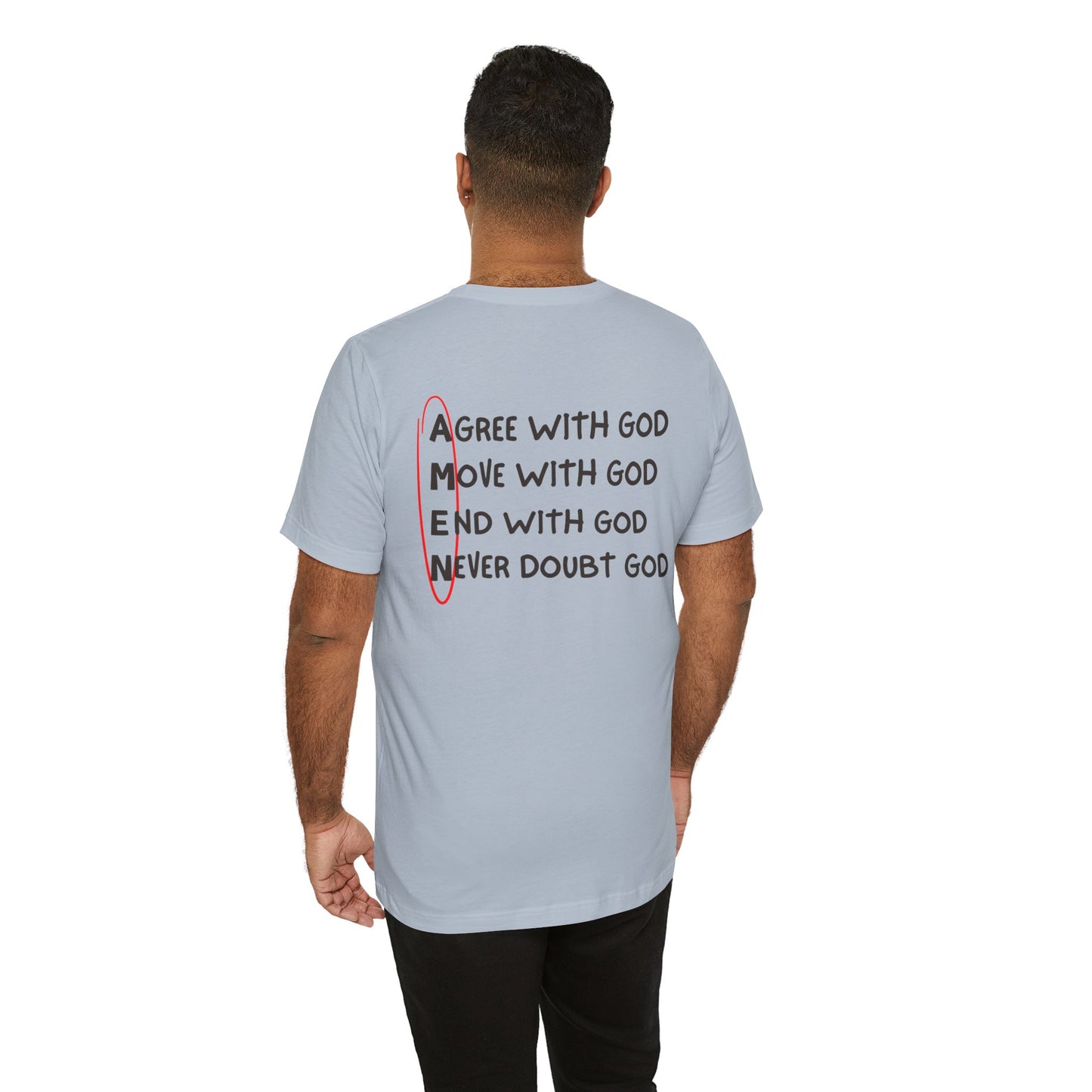 Men's Short Sleeve Tee - Agree With God
