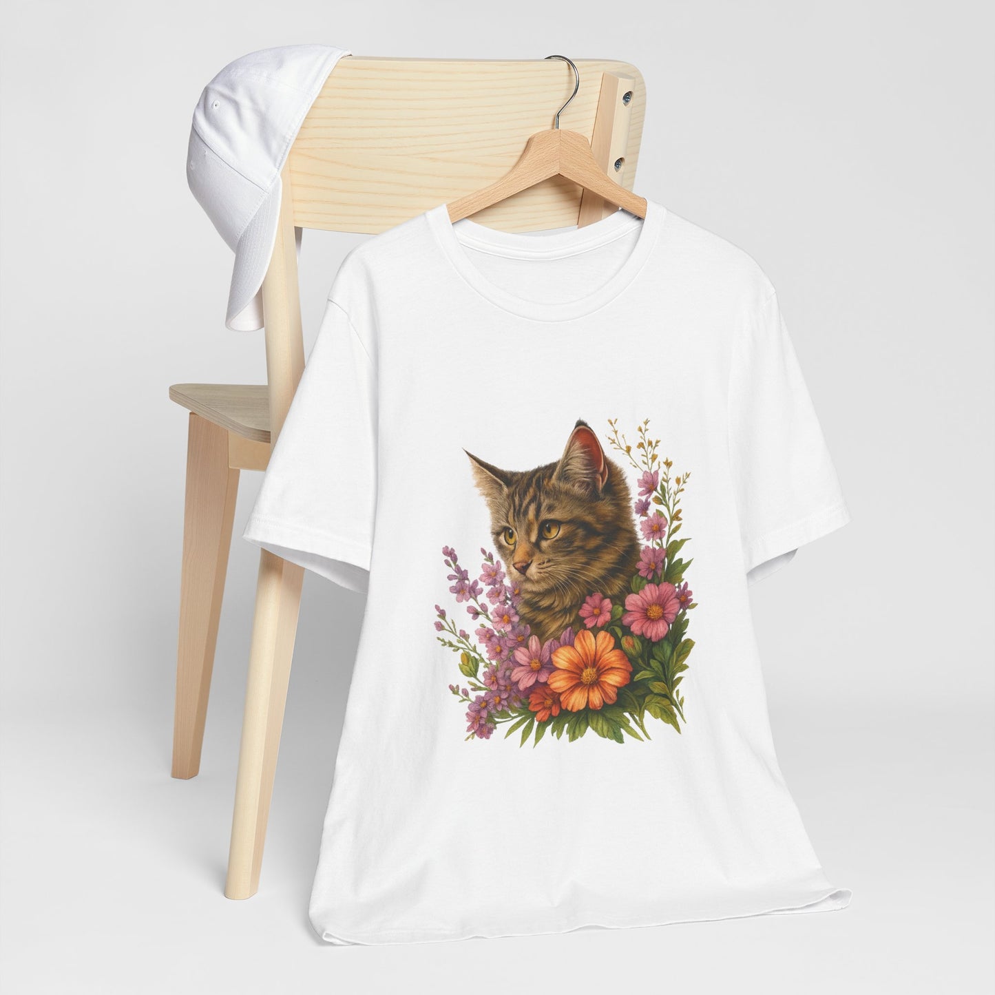 Floral Cat T-Shirt