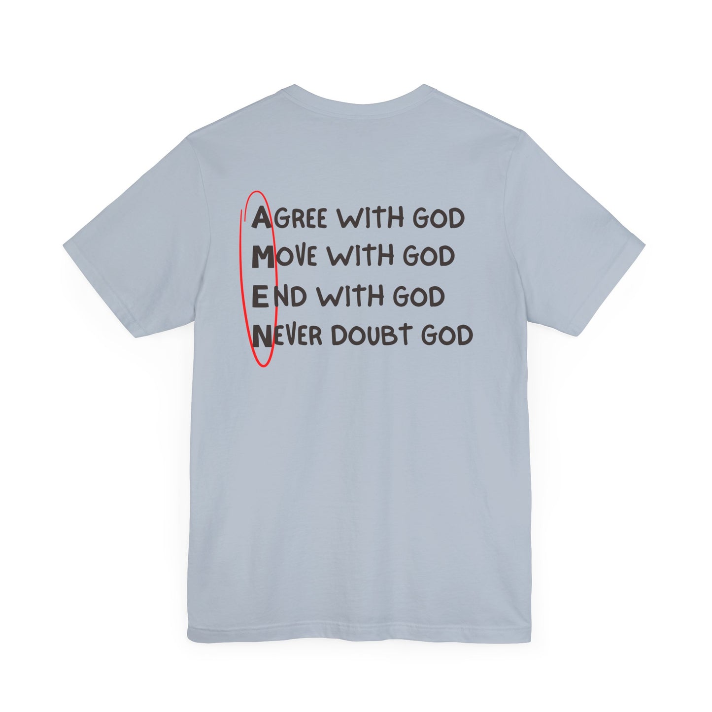 Men's Short Sleeve Tee - Agree With God