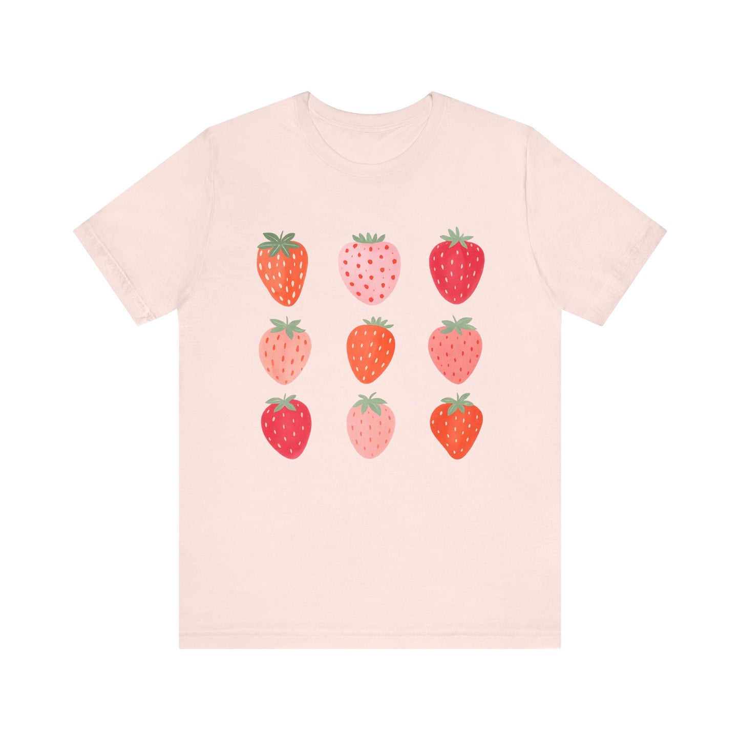 Cute Strawberry Graphic T-Shirt