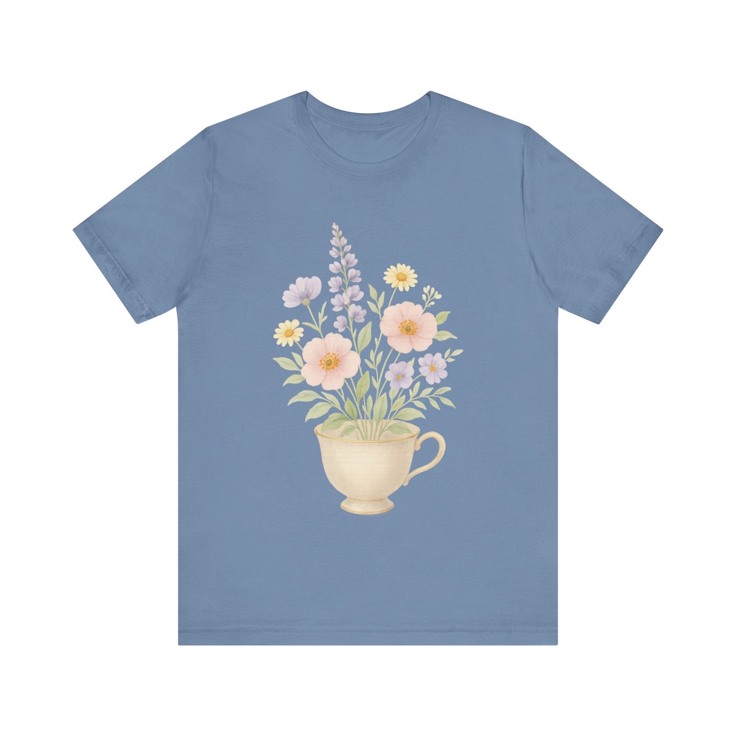 Floral Tea Cup T-Shirt