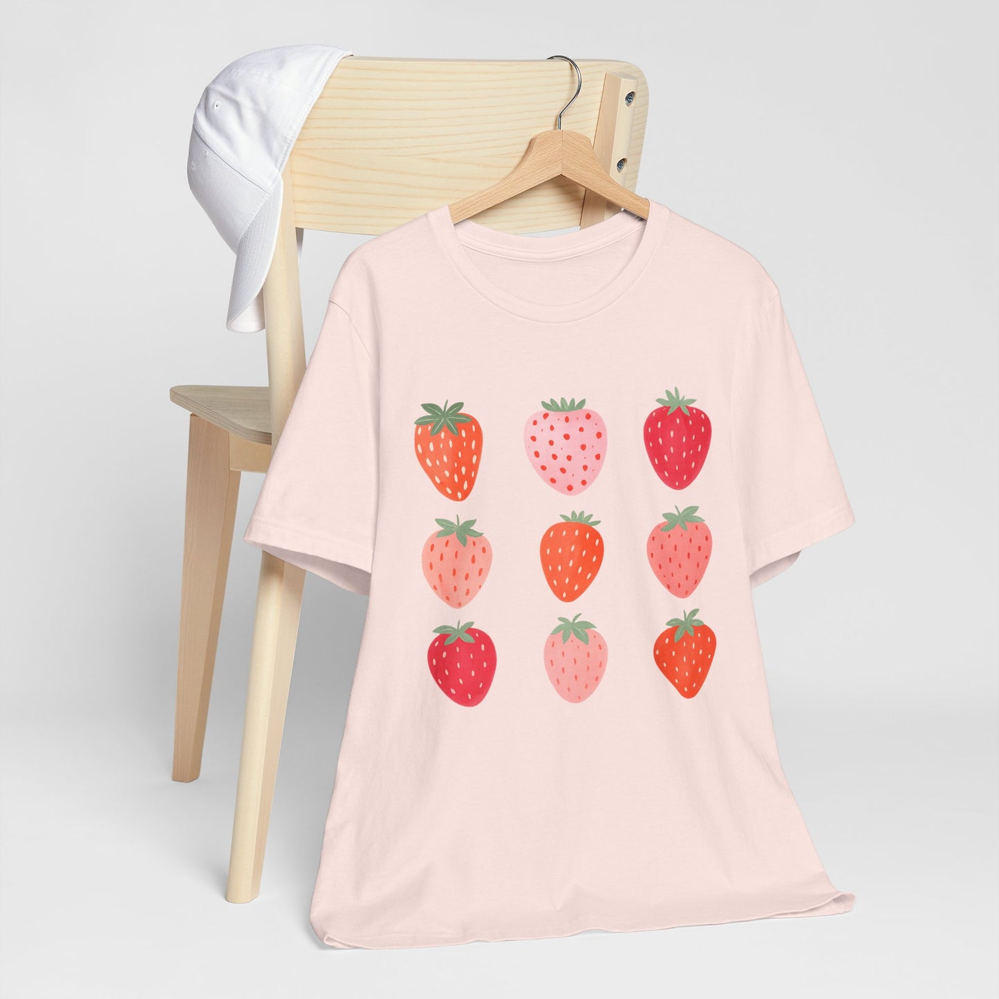 Cute Strawberry Graphic T-Shirt