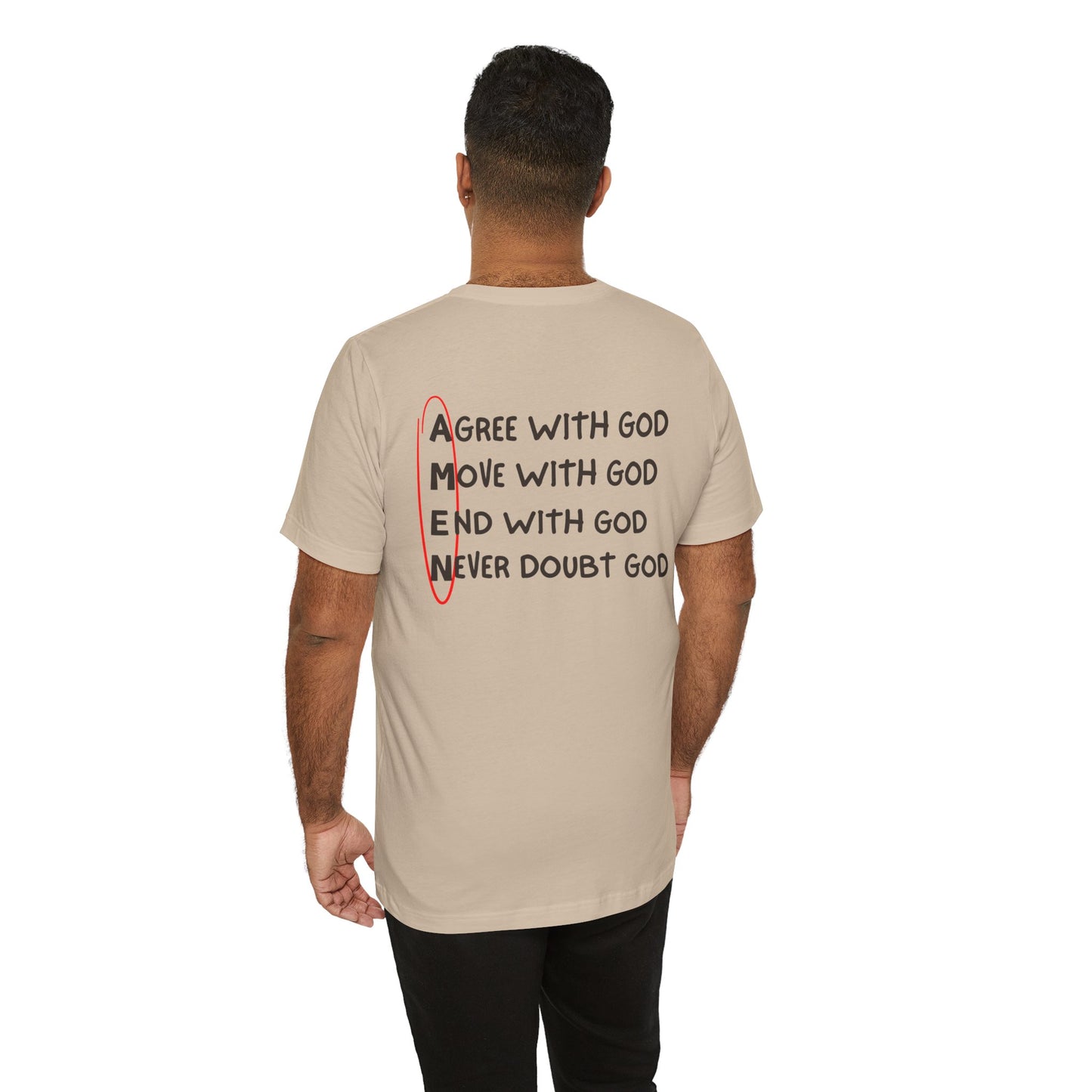 Men's Short Sleeve Tee - Agree With God